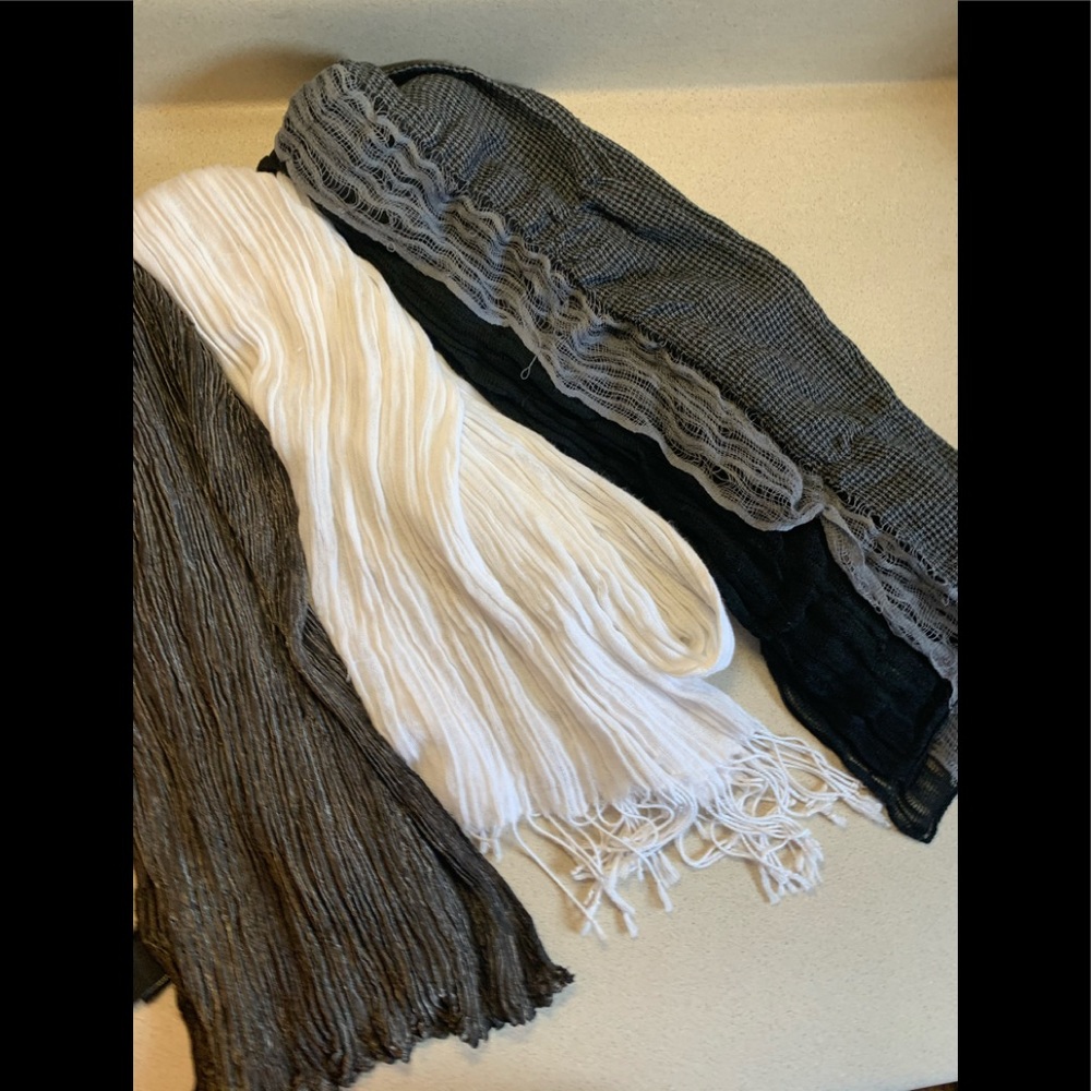 3 scarf bundle